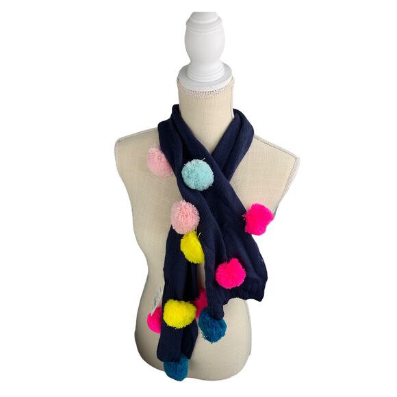 Descendants 3 Pink Beanie With Pom Pom And Navy Scarf. Girls One Size - Picture 3 of 9